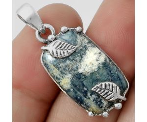 Natural Blue Scheelite - Turkey Pendant SDP116879 P-1226, 13x23 mm