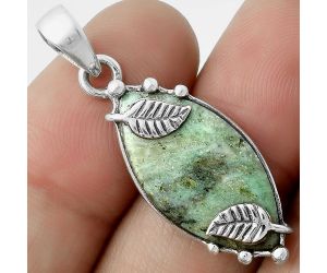 Natural Larsonite Jasper Pendant SDP116885 P-1226, 12x24 mm