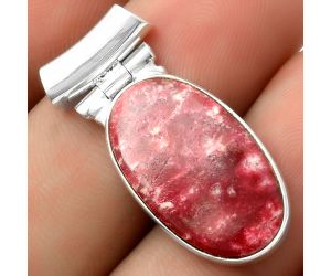 Natural Pink Thulite - Norway Pendant SDP117193 P-1621, 13x22 mm