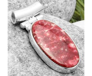 Natural Pink Thulite - Norway Pendant SDP117193 P-1621, 13x22 mm