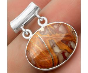 Natural Noreena Jasper Pendant SDP117299 P-1198, 15x20 mm