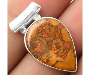 Natural Rare Cady Mountain Agate Pendant SDP117457 P-1259, 16x23 mm