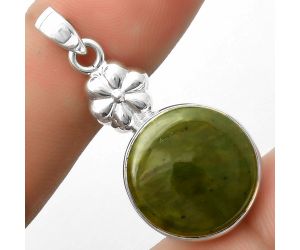 Natural Chrome Chalcedony Pendant SDP117625 P-1308, 18x18 mm