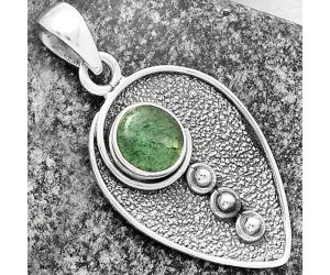 Natural Green Aventurine Pendant SDP117805 P-1336, 8x8 mm