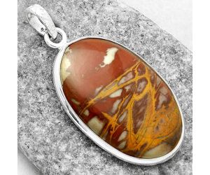 Natural Noreena Jasper Pendant SDP118201 P-1001, 20x31 mm