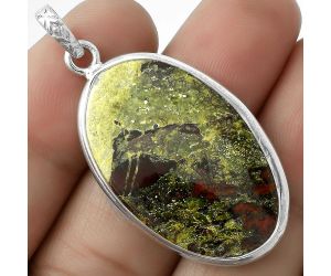 Dragon Blood Stone - South Africa Pendant SDP118232 P-1001, 19x32 mm