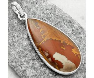 Natural Noreena Jasper Pendant SDP118312 P-1001, 18x36 mm