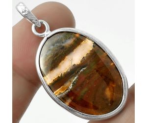 Natural Rare Cady Mountain Agate Pendant SDP118322 P-1001, 18x28 mm