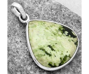 Natural Chrome Chalcedony Pendant SDP118324 P-1001, 23x25 mm