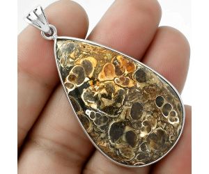 Natural Turtella Jasper - USA Pendant SDP118337 P-1001, 26x43 mm