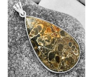 Natural Turtella Jasper - USA Pendant SDP118337 P-1001, 26x43 mm