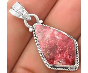 Natural Pink Thulite - Norway Pendant SDP118737 P-1056, 14x24 mm