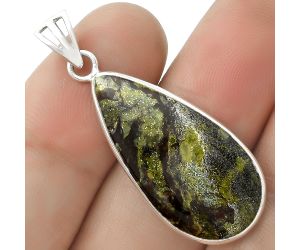 Dragon Blood Stone - South Africa Pendant SDP118981 P-1001, 15x29 mm