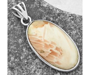 Natural Orange Scolecite - India Pendant SDP118994 P-1001, 15x26 mm