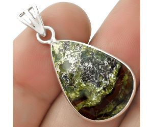 Dragon Blood Stone - South Africa Pendant SDP119031 P-1001, 16x23 mm