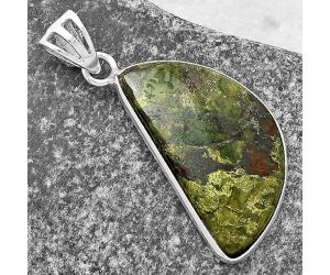 Dragon Blood Stone - South Africa Pendant SDP119038 P-1001, 15x27 mm