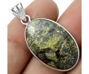 Dragon Blood Stone - South Africa Pendant SDP119105 P-1001, 16x26 mm