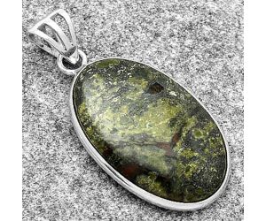 Dragon Blood Stone - South Africa Pendant SDP119105 P-1001, 16x26 mm