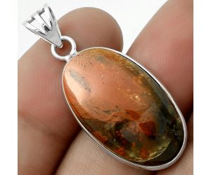 Natural Tabu Jasper Pendant SDP119114 P-1001, 15x26 mm