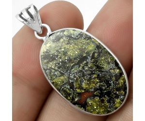 Dragon Blood Stone - South Africa Pendant SDP119162 P-1001, 16x26 mm