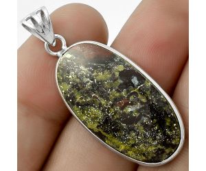 Dragon Blood Stone - South Africa Pendant SDP119227 P-1001, 15x30 mm