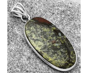 Dragon Blood Stone - South Africa Pendant SDP119227 P-1001, 15x30 mm