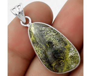 Dragon Blood Stone - South Africa Pendant SDP119304 P-1001, 14x25 mm