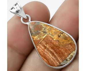 Natural Tabu Jasper Pendant SDP119333 P-1001, 15x24 mm