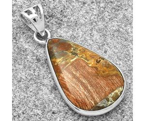 Natural Tabu Jasper Pendant SDP119333 P-1001, 15x24 mm