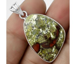 Dragon Blood Stone - South Africa Pendant SDP119339 P-1001, 19x26 mm