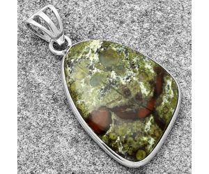 Dragon Blood Stone - South Africa Pendant SDP119339 P-1001, 19x26 mm