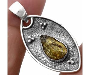 Natural Rare Kornerupine Rough Pendant SDP119397 P-1524, 8x12 mm