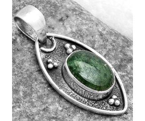 Natural Green Aventurine Pendant SDP119415 P-1524, 9x12 mm