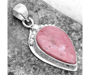 Natural Pink Tulip Quartz Pendant SDP119815 P-1350, 15x22 mm