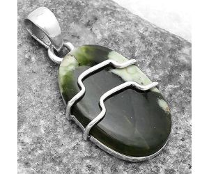 Natural Chrome Chalcedony Pendant SDP119912 P-1638, 14x23 mm