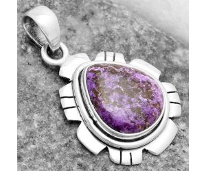 Natural Purpurite - South Africa Pendant SDP119962 P-1179, 13x15 mm