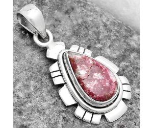 Natural Pink Thulite - Norway Pendant SDP119968 P-1179, 9x15 mm