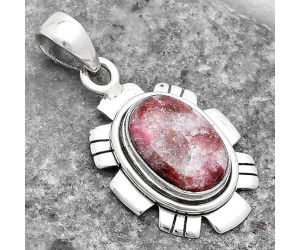 Natural Pink Thulite - Norway Pendant SDP119978 P-1179, 9x14 mm