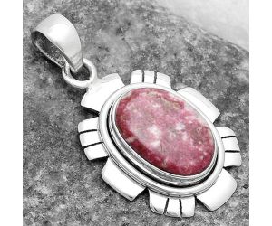 Natural Pink Thulite - Norway Pendant SDP119992 P-1179, 10x15 mm