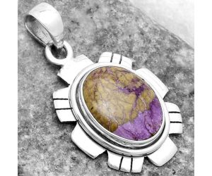 Natural Purpurite - South Africa Pendant SDP120001 P-1179, 12x15 mm