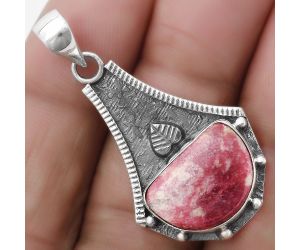 Natural Pink Thulite - Norway Pendant SDP120031 P-1715, 12x16 mm