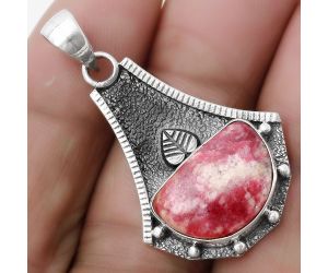 Natural Pink Thulite - Norway Pendant SDP120041 P-1715, 11x16 mm