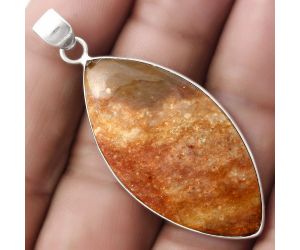 Natural Butterfly Wing Jasper Pendant SDP120132 P-1001, 20x38 mm