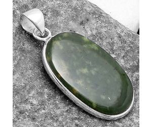 Natural Chrome Chalcedony Pendant SDP120199 P-1001, 15x25 mm