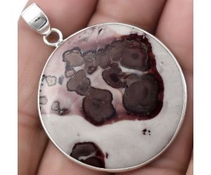 Natural Coffee Bean Jasper Pendant SDP120218 P-1001, 34x34 mm