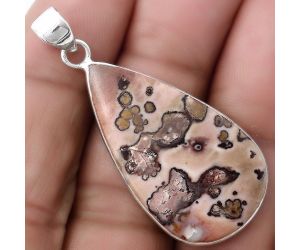 Natural Coffee Bean Jasper Pendant SDP120265 P-1001, 19x34 mm