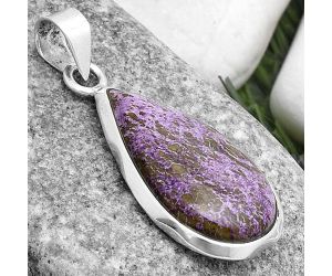 Natural Purpurite - South Africa Pendant SDP120463 P-1110, 14x27 mm