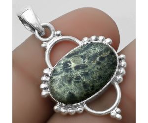 Natural Star Galaxy Jasper Pendant SDP121375 P-1639, 12x18 mm