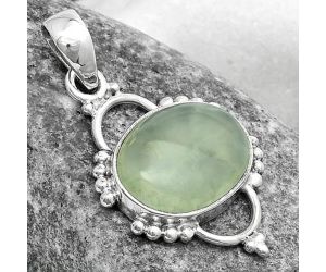 Natural Prehnite Pendant SDP121395 P-1639, 13x18 mm