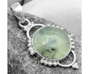 Natural Prehnite Pendant SDP121398 P-1639, 16x16 mm